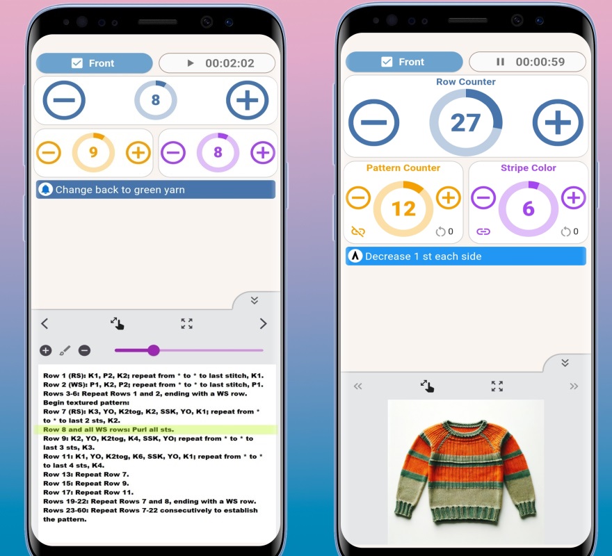 Knitting Row Counter App for Android