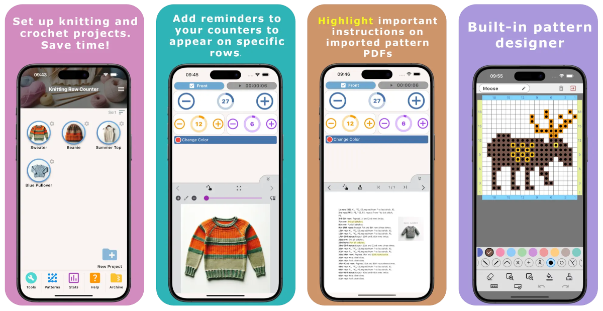 Knitting Row Counter for iPad and iOS