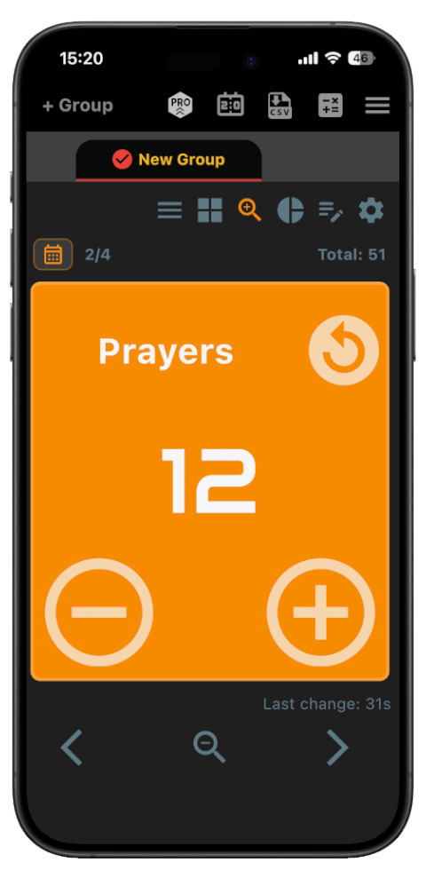 Prayer Counter, tasbih counter