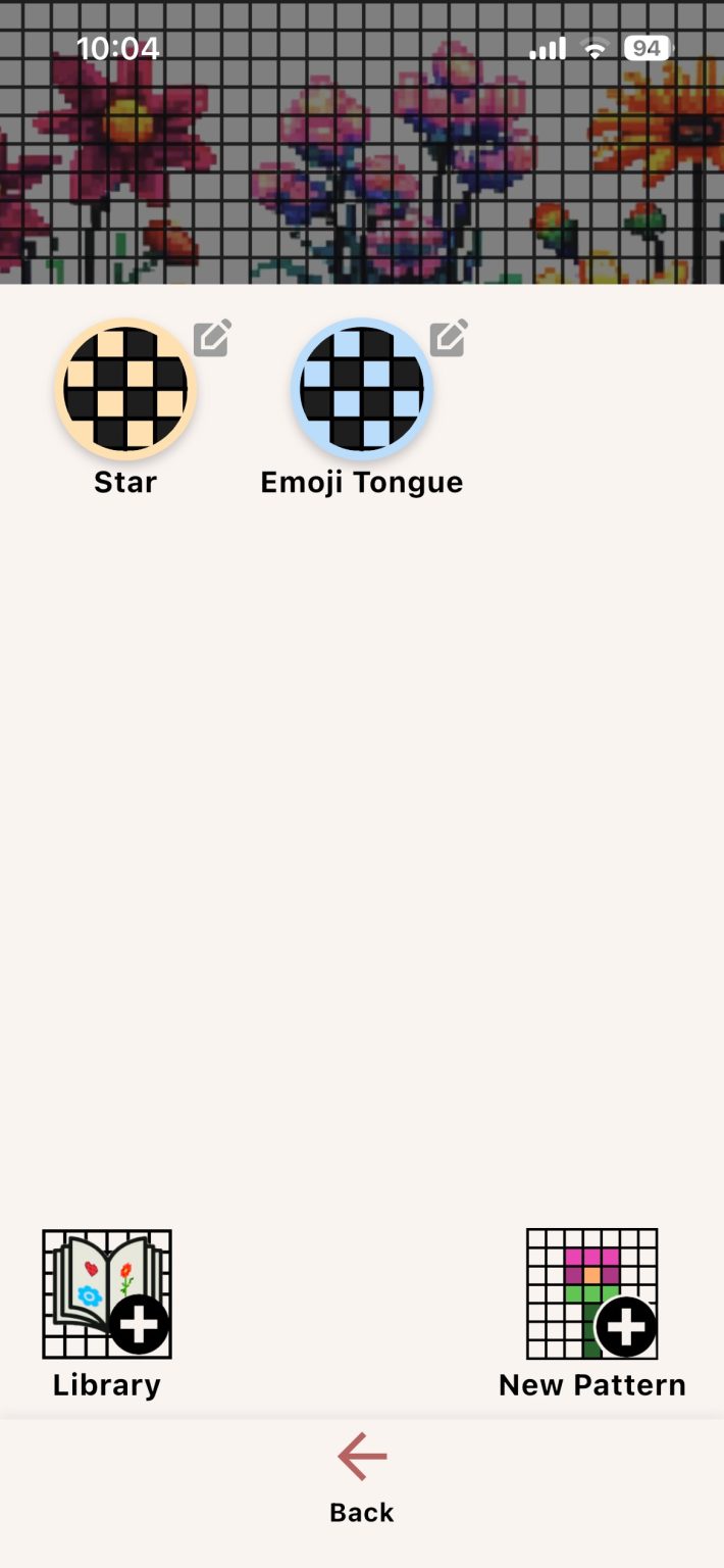 Pattern Home Screen - UmitApp